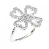 PT クローバー ダイヤモンド リング 0.56CT