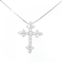 PT クロス ダイヤモンド ネックレス 2.054CT
