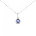 PT サファイヤ ネックレス 1.13CT