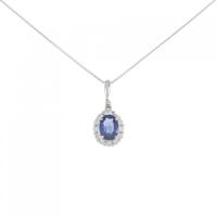 PT サファイヤ ネックレス 1.13CT