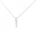 PT スリーストーン ダイヤモンド ネックレス 0.30CT