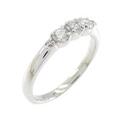 PT スリーストーン ダイヤモンド リング 0.45CT
