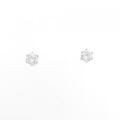 PT ソリティア ダイヤモンド ピアス 0.36CT