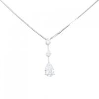 PT ダイヤモンド ネックレス 1.218CT D SI2 ペアシェイプ