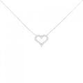 PT ハート ダイヤモンド ネックレス 0.30CT