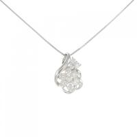 PT フラワー ダイヤモンド ネックレス 0.50CT