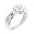 PT フラワー ダイヤモンド リング 0.51CT