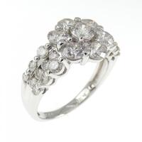 PT フラワー ダイヤモンド リング 2.06CT