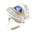 PT/K18YG サファイヤ リング 1.01CT
