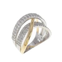 PT/K18YG ダイヤモンド リング 0.77CT