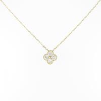 【リメイク】K18YG ダイヤモンド ネックレス 0.20CT