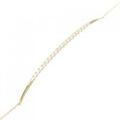 【リメイク】K18YG ダイヤモンド ブレスレット 0.20CT
