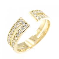 【リメイク】K18YG ダイヤモンド リング 0.30CT