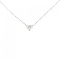 【リメイク】PT ダイヤモンドネックレス 0.343ct G SI2 ハートシェイプ