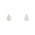 【リメイク】ST/K18YG ダイヤモンドピアス 0.645CT 0.678CT I SI1 ペアシェイプ