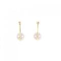 【新品】K18YG アコヤパール ピアス 6.5mm