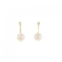【新品】K18YG アコヤパール ピアス 6.5mm