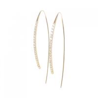 【新品】K18YG ダイヤモンド ピアス 1.00CT