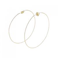 【新品】K18YG フープ ピアス