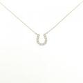【新品】K18YG ホースシュー ダイヤモンド ネックレス 0.360CT