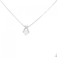 【新品】PT ダイヤモンド ネックレス 0.321CT D SI1 GOOD