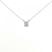 アガット ダイヤモンドネックレス 0.03CT
