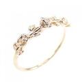 エテ フラワー ダイヤモンドリング 0.008CT