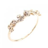 エテ フラワー ダイヤモンドリング 0.008CT