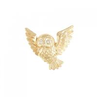 ギンザ タナカ フクロウ ブローチ 0.01CT