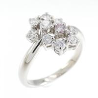 タサキ フラワー ダイヤモンドリング 0.41CT