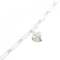 ティファニー クローズドハート ブレスレット