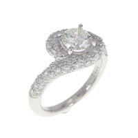 プラチナダイヤモンドリング 0.689ct I VS2 GOOD