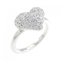 ミキモト ハート ダイヤモンドリング 0.55CT