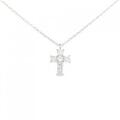 ヴァンドーム クロス ダイヤモンドネックレス 0.18CT