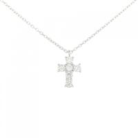 ヴァンドーム クロス ダイヤモンドネックレス 0.18CT