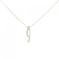 K18YG ダイヤモンド ネックレス 0.25CT