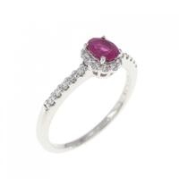 PT ルビー リング 0.35CT