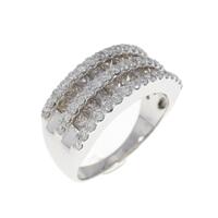 K18WG ダイヤモンド リング 1.65CT