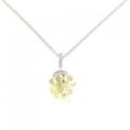 K18WG グレープ ダイヤモンド ネックレス 1.33CT