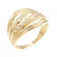 K18YG ダイヤモンド リング 0.05CT
