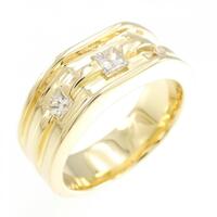 K18YG ダイヤモンド リング 0.50CT