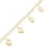 K18YG ハート ブレスレット