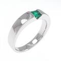 PT エメラルド リング 0.30CT