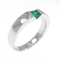 PT エメラルド リング 0.30CT