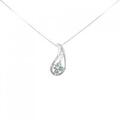 PT フラワー アレキサンドライト ネックレス 0.26CT