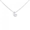 K18WG ダイヤモンド ネックレス 0.10CT