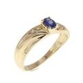 K18YG サファイヤ リング