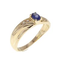 K18YG サファイヤ リング