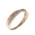 K18PG ダイヤモンド リング 0.16CT