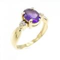 K18YG アメジスト リング